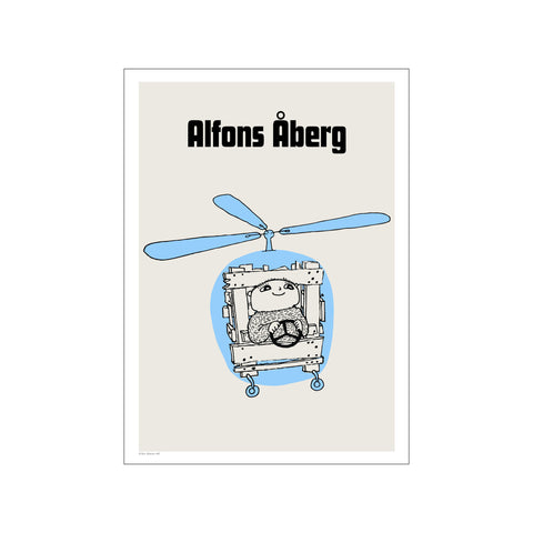 Alfons Åberg - Helikopter — Art print by Alfons Åberg from Poster & Frame