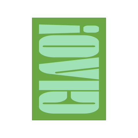 Green Tone Illusion — Art print by Andreas Magnusson from Poster & Frame