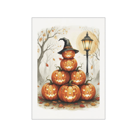 Halloween Pumpkin Witch Stack