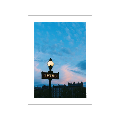 Paris Metro — Art print by Ann Sofie MK from Poster & Frame