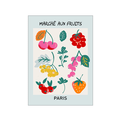 Fruit Market Paris — Art print by Annick from Poster & Frame