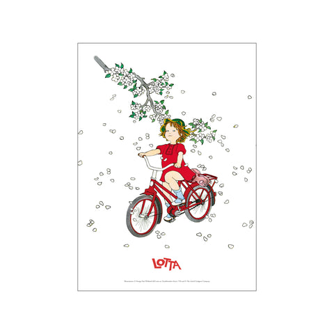 Bicycle - Lotta — Art print by Astrid Lindgren from Poster & Frame