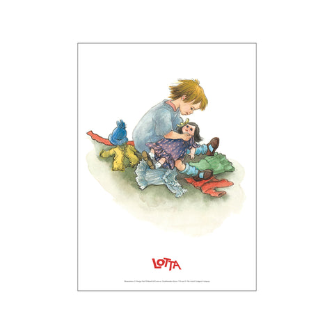 Doll - Lotta — Art print by Astrid Lindgren from Poster & Frame