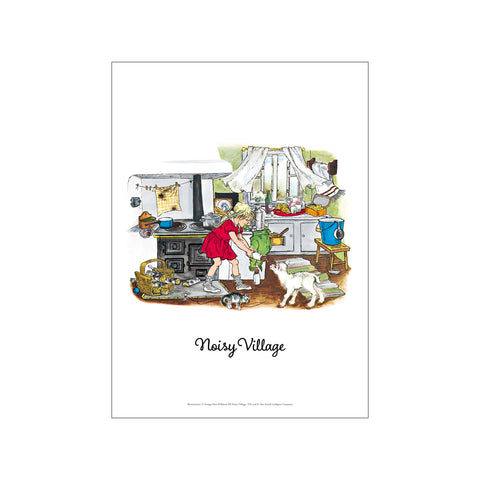 Feeding the Lamb - Noisy Village — Art print by Astrid Lindgren from Poster & Frame