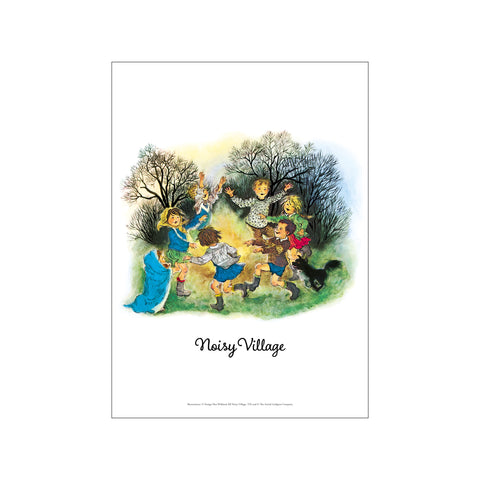 Fire – Noisy Village — Art print by Astrid Lindgren from Poster & Frame