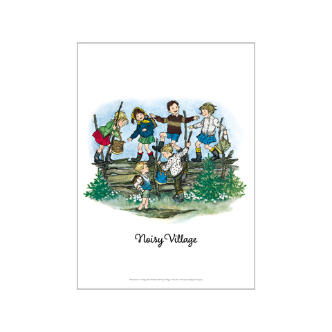 Going on Picnic – Noisy Village — Art print by Astrid Lindgren from Poster & Frame