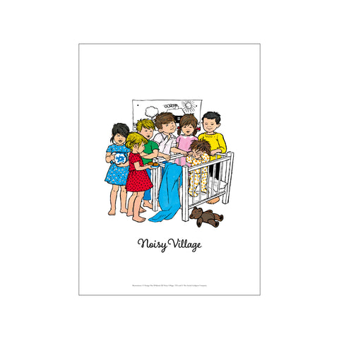 Good Morning Kersten – Noisy Village — Art print by Astrid Lindgren from Poster & Frame