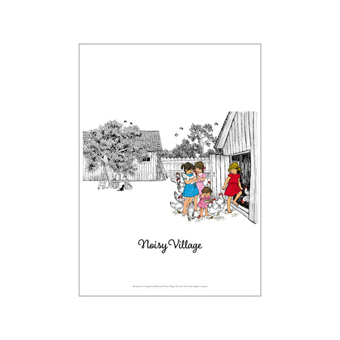 Henhouse – Noisy Village — Art print by Astrid Lindgren from Poster & Frame