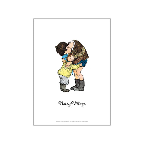Hug – Noisy Village — Art print by Astrid Lindgren from Poster & Frame