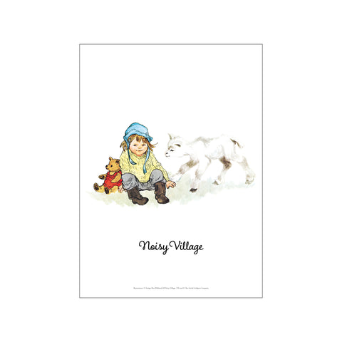 Kersten and the Lamb – Noisy Village — Art print by Astrid Lindgren from Poster & Frame