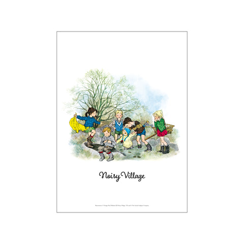 Kersten in the Lake – Noisy Village — Art print by Astrid Lindgren from Poster & Frame