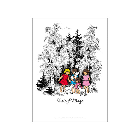 Lambs in the Woods – Noisy Village — Art print by Astrid Lindgren from Poster & Frame