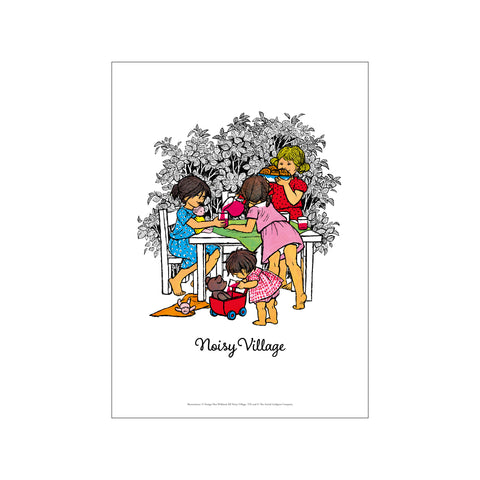 Lunch in the Garden – Noisy Village — Art print by Astrid Lindgren from Poster & Frame