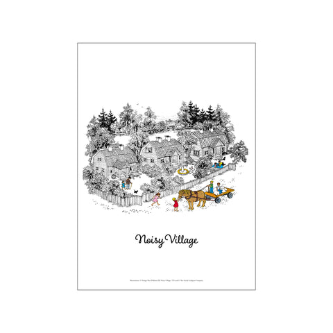 Noisy Village – Noisy Village — Art print by Astrid Lindgren from Poster & Frame