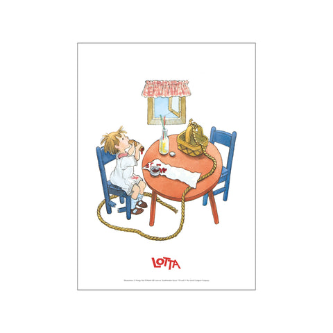 Pancakes - Lotta — Art print by Astrid Lindgren from Poster & Frame
