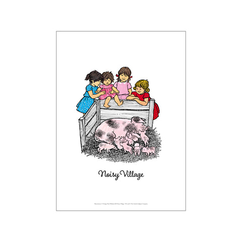 Piglets – Noisy Village — Art print by Astrid Lindgren from Poster & Frame
