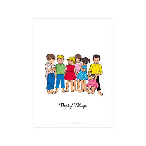 The Children of Noisy Village – Noisy Village — Art print by Astrid Lindgren from Poster & Frame