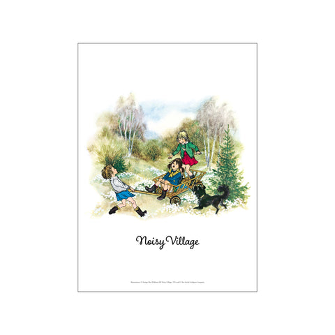 Wagon Ride – Noisy Village — Art print by Astrid Lindgren from Poster & Frame