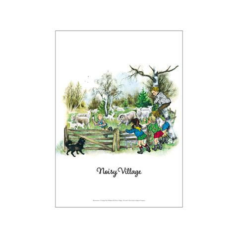 Watching Sheep - Noisy Village — Art print by Astrid Lindgren from Poster & Frame