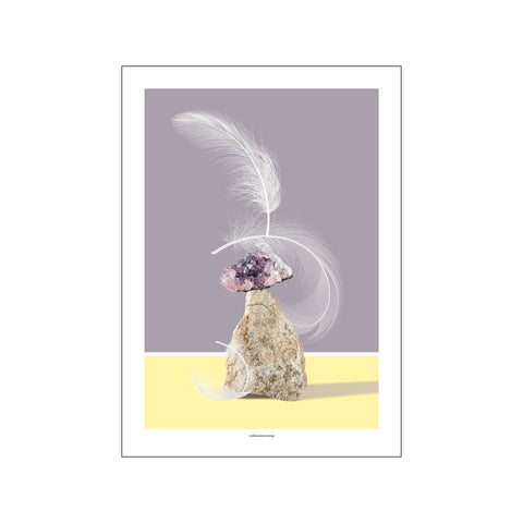 Balance violet — Art print by Millionstemning interiør from Poster & Frame