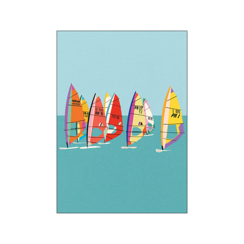 Baltic Sea Windsurfing — Art print by Rosi Feist from Poster & Frame