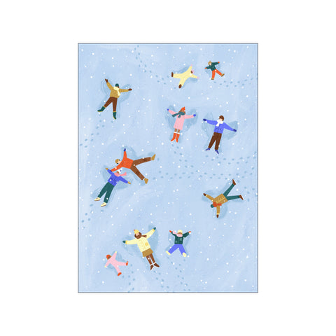Snowy Angels Delight — Art print by Bea Muller from Poster & Frame