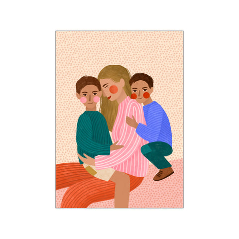 Joyful Family Hug
