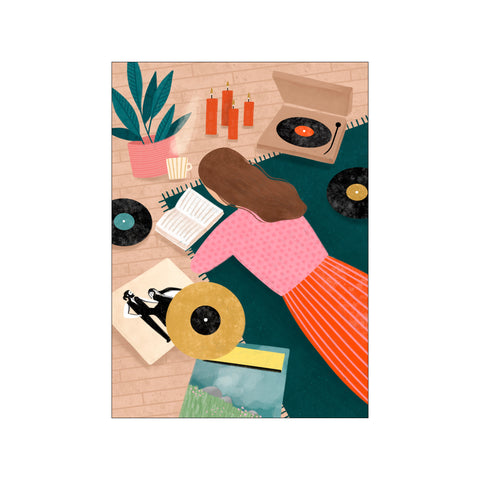 Record Playing — Art print by Bea Muller from Poster & Frame
