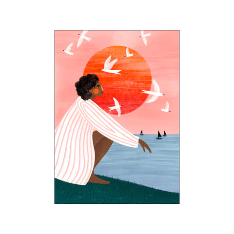 Sunset On My Own — Art print by Bea Muller from Poster & Frame
