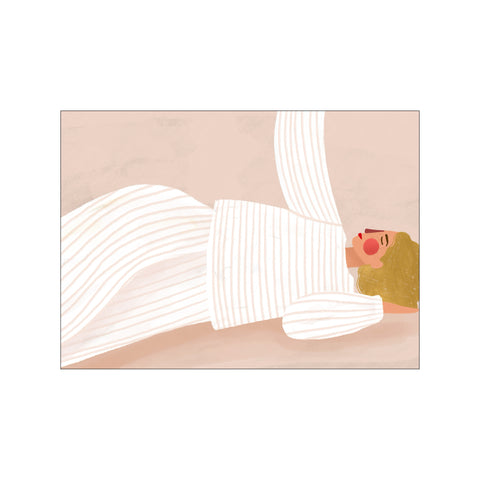 The woman in white
