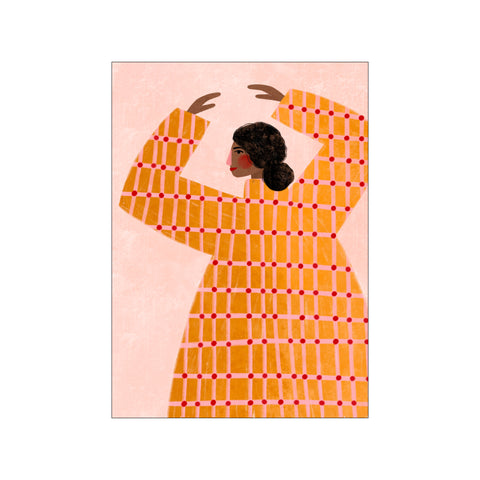 The Woman With the Checked Dress — Art print by Bea Muller from Poster & Frame