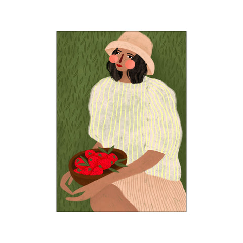 Woman with Berry Bowl