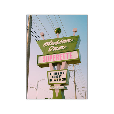 Classen Inn — Art print by Bethany Young from Poster & Frame