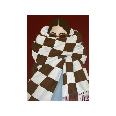 Wrapped in Checks — Art print by Bille Who from Poster & Frame