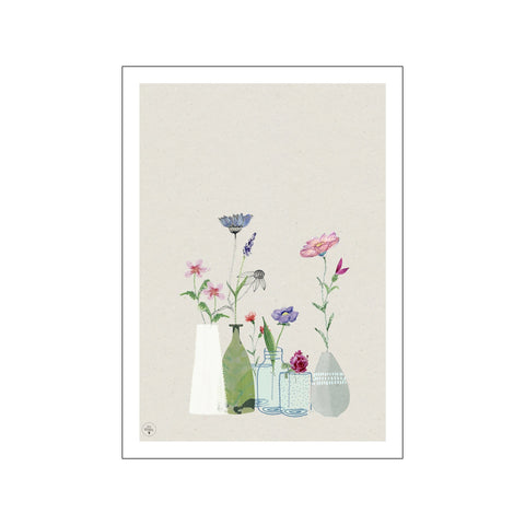 Blomstervindue — Art print by Lydia Wienberg from Poster & Frame