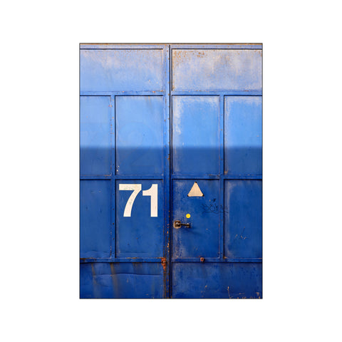 Blue Gate 71 — Art print by PLAKATfar from Poster & Frame