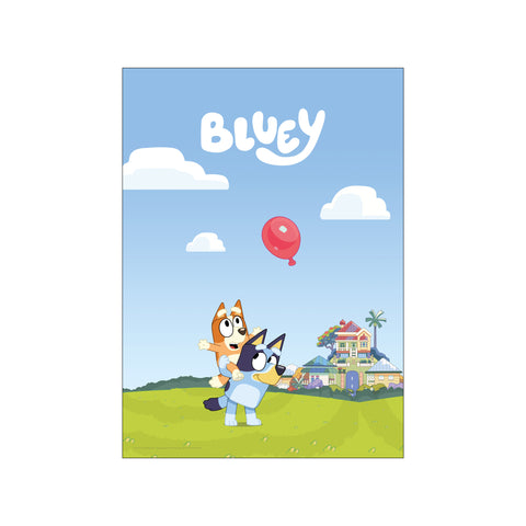 Bluey - Balloon — Art print by Bluey from Poster & Frame