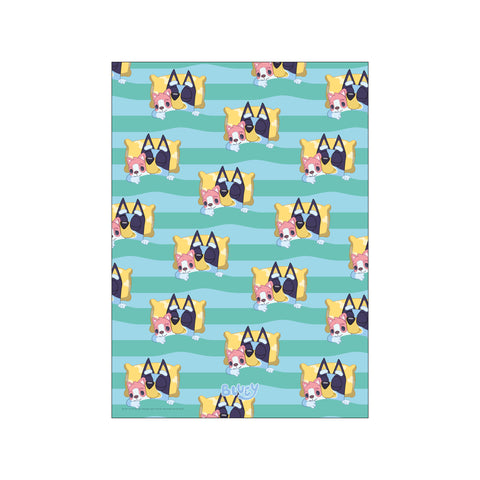 Bluey - Bedtime Snuggle — Art print by Bluey from Poster & Frame