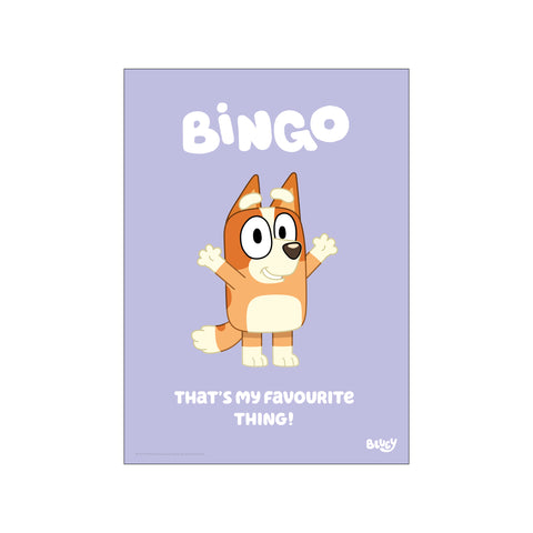 Bingo - Favourite Thing — Art print by Bluey from Poster & Frame