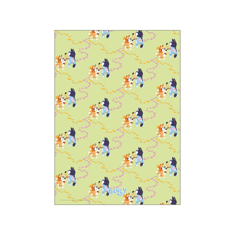 Bluey - Bluey & Bingo Ice Cream Pattern — Art print by Bluey from Poster & Frame
