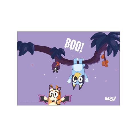 Bluey - Boo from the tree — Art print by Bluey from Poster & Frame