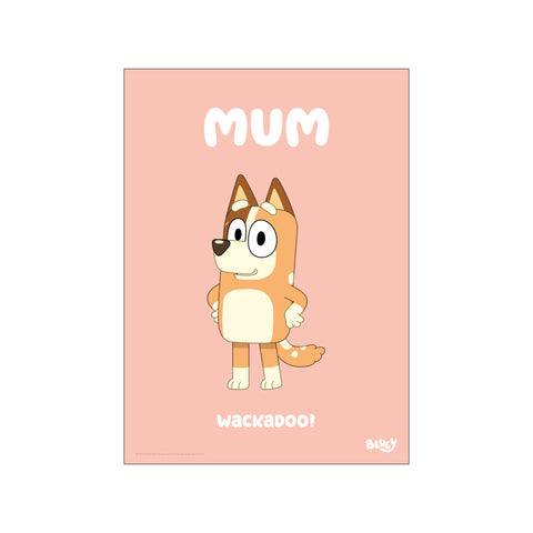 Chilli - Wackadoo Mum — Art print by Bluey from Poster & Frame