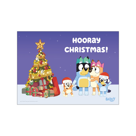 Bluey - Christmas Joy — Art print by Bluey from Poster & Frame