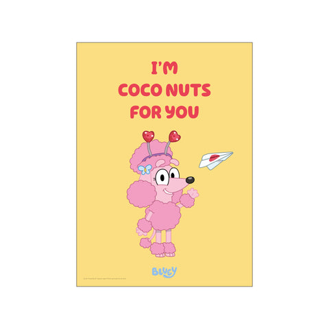 Bluey - Coconuts for You — Art print by Bluey from Poster & Frame
