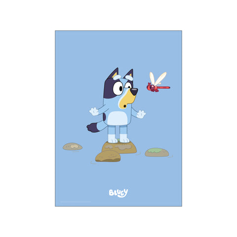 Bluey - Dragonfly — Art print by Bluey from Poster & Frame