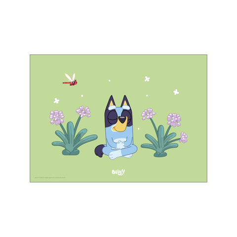 Bluey - Dragonfly Zen — Art print by Bluey from Poster & Frame