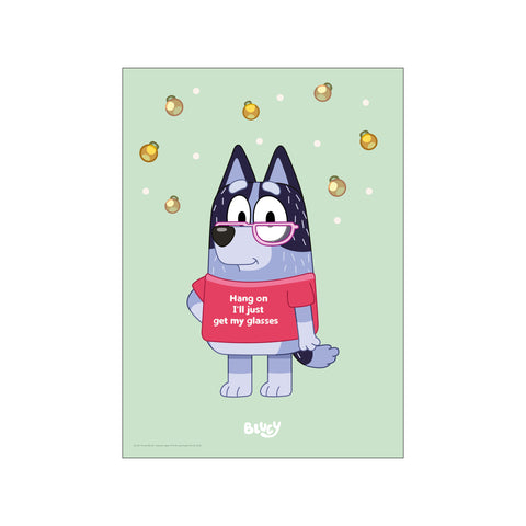 Bluey - Glasses Ready — Art print by Bluey from Poster & Frame