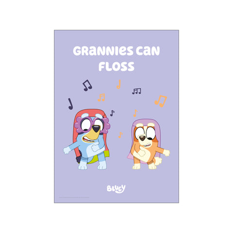 Bluey - Grannies Can Floss — Art print by Bluey from Poster & Frame