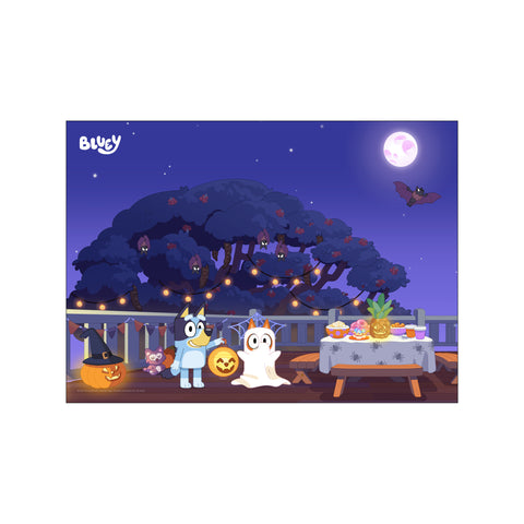 Bluey - Halloween Party Time — Art print by Bluey from Poster & Frame