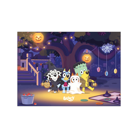 Bluey - Haunted Yard Fun — Art print by Bluey from Poster & Frame